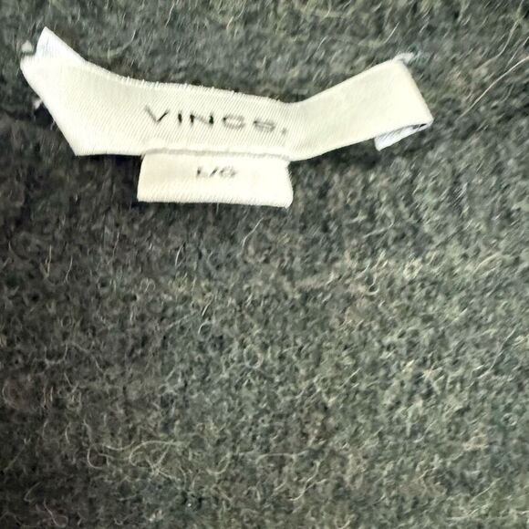 Vince green Crewneck sleeveless  knee length wool blend dress size large - Picture 4 of 4